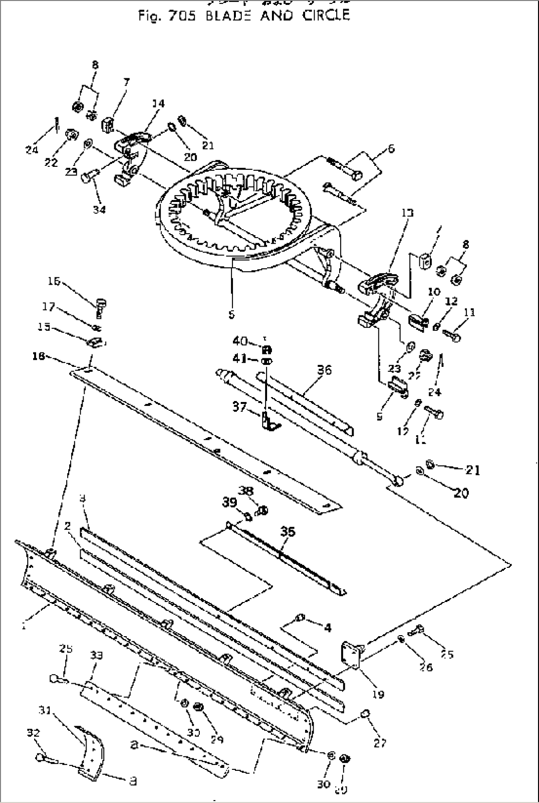 BLADE AND CIRCLE SUPPORT