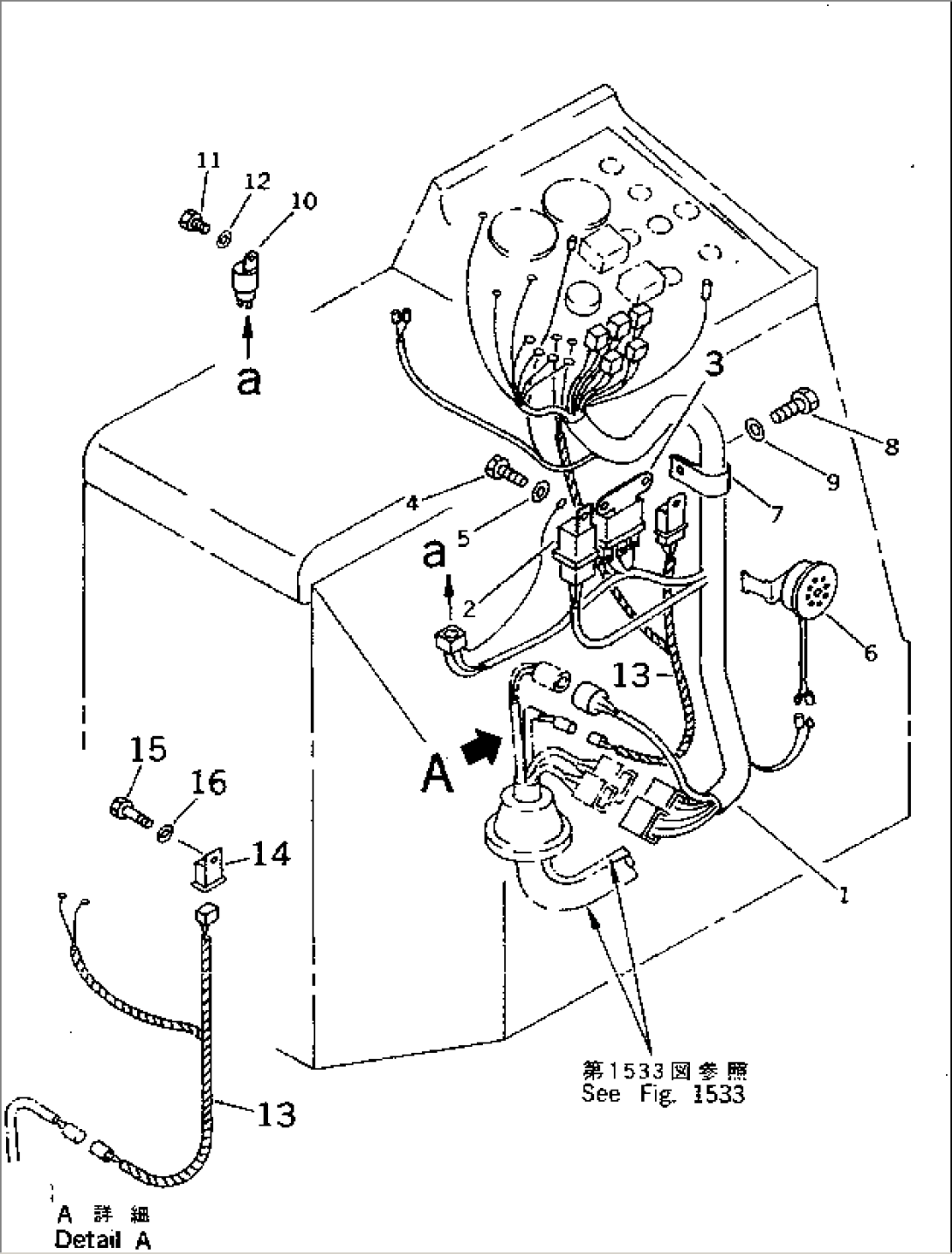 ELECTRICAL SYSTEM (INSTRUMENT PANEL LINE)(WITH DIFFERENTIAL LOCK)