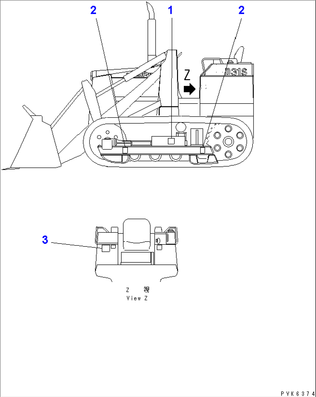 CENTER OF GRAVITY MARK(#41184-)