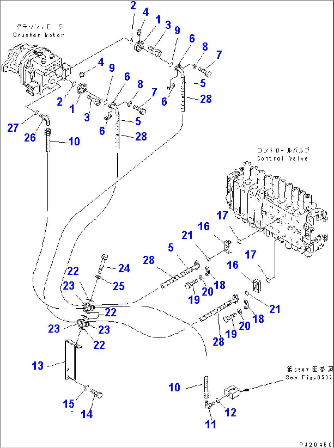 MAIN PIPING (CRUSHER LINES)(#1501-)