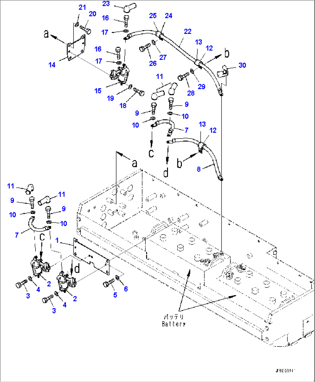 Battery Box, Relay (#50001-)