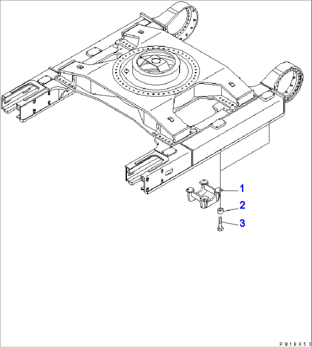 TRACK FRAME (ROLLER GUARD) (WITH FINAL ROLLER GUARD) (L.H.)