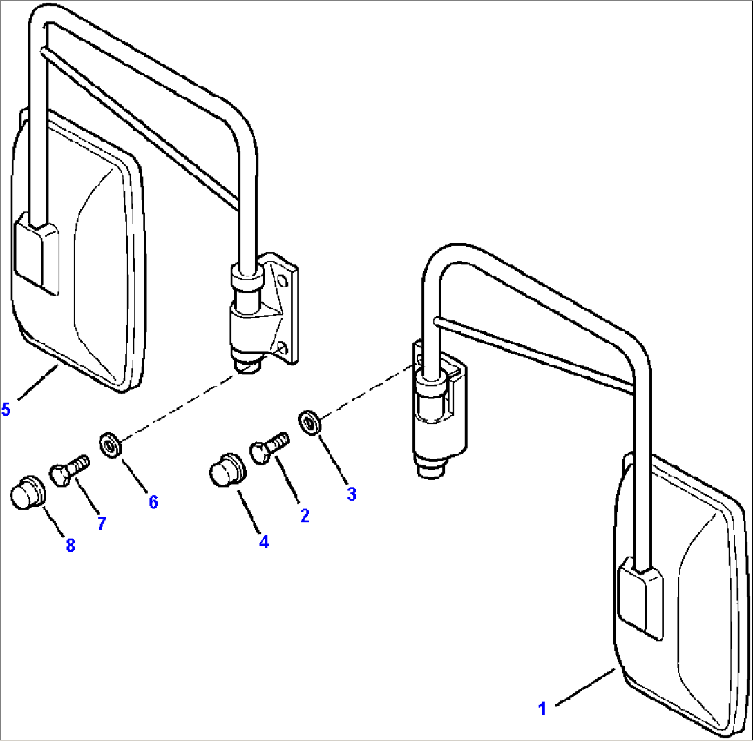 K4900-01A0 CAB ASSEMBLY EXTERIOR MIRRORS