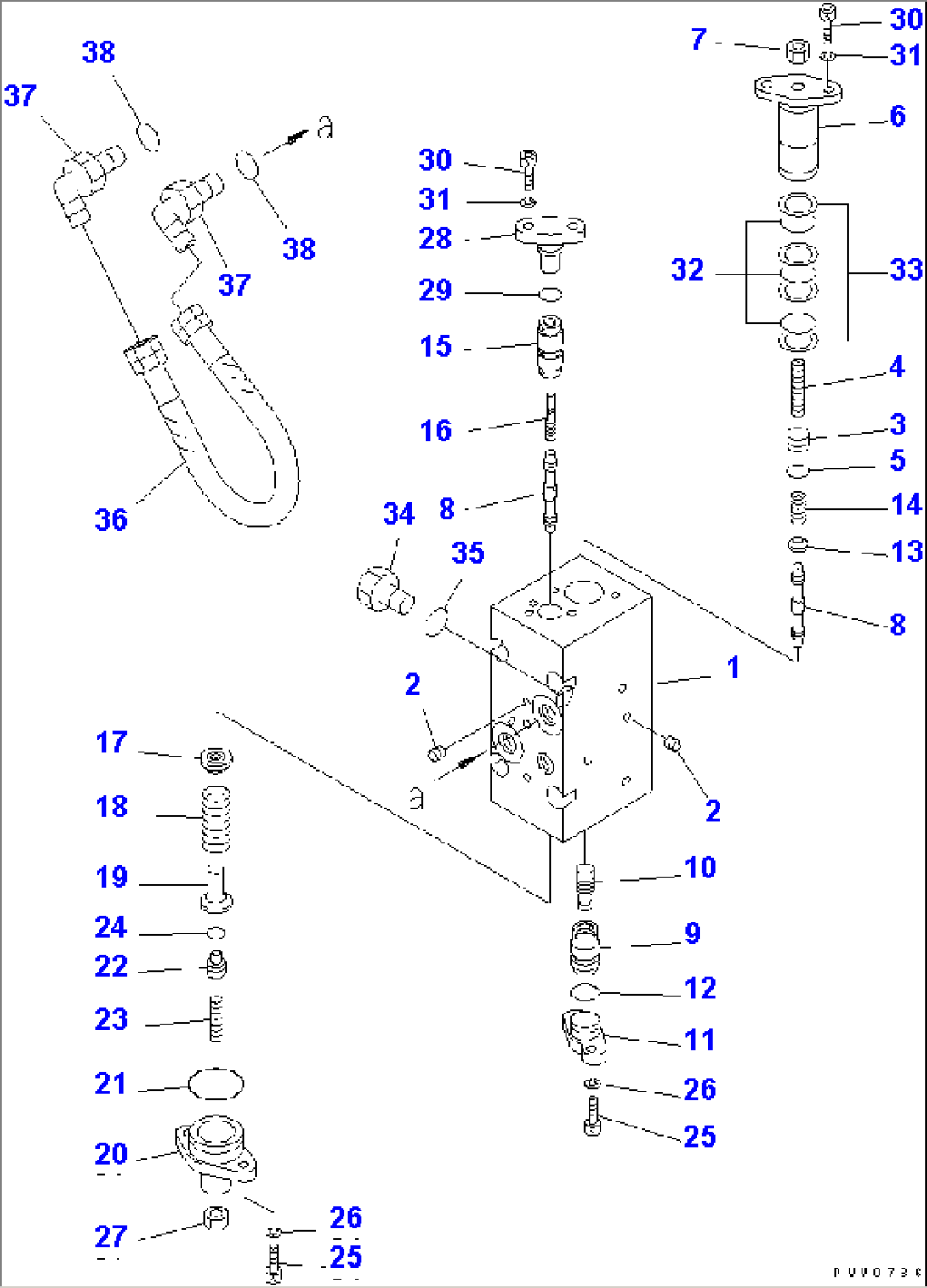 LOADER PUMP (14/16) (NO.1 PUMP)