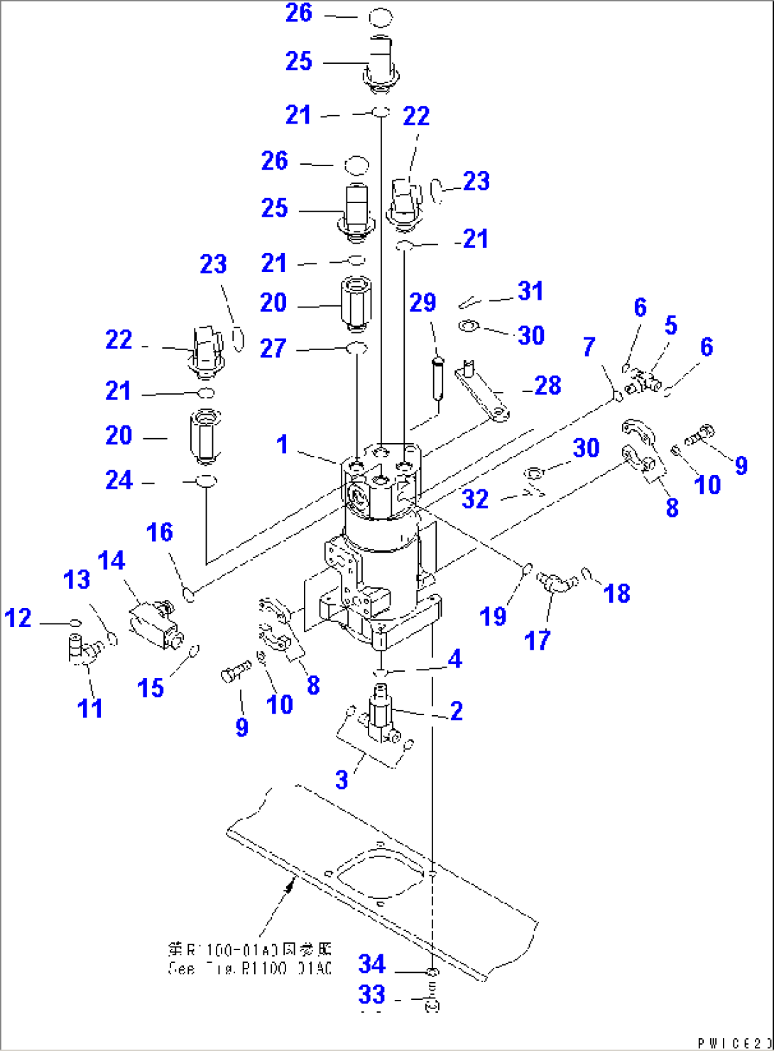 SWIVEL JOINT (CONNECTING PARTS)