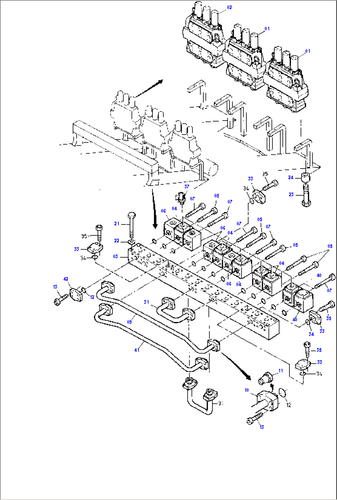 Arr. Control Blocks and Manifold