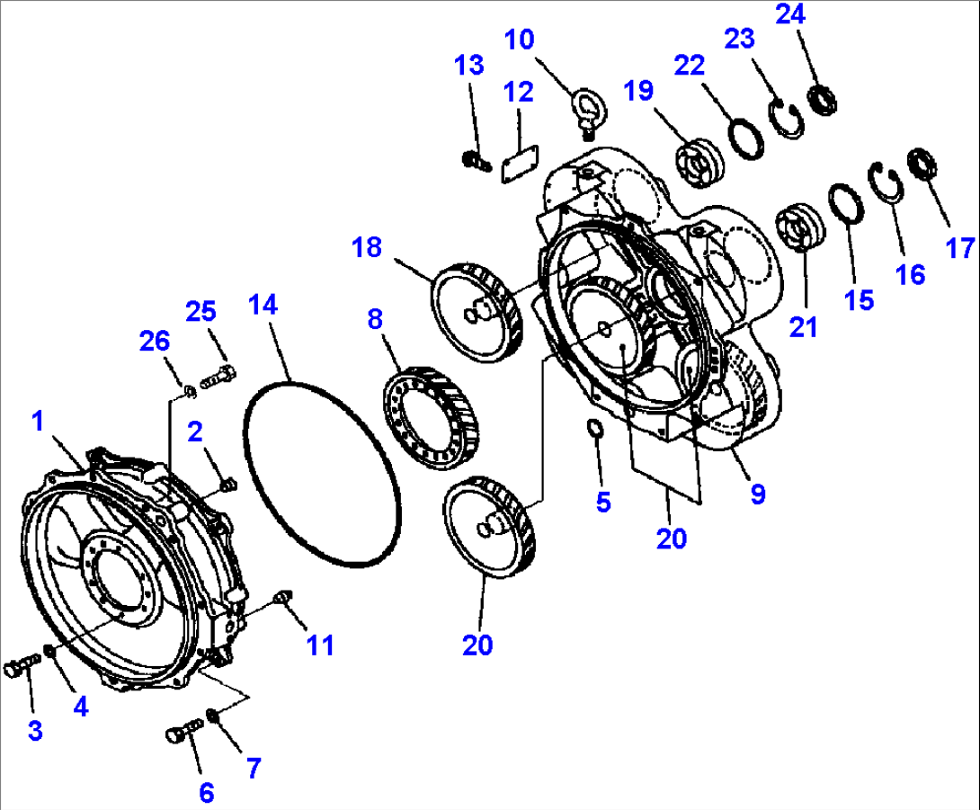 F4310-52A0 TORQUE CONVERTER CASE