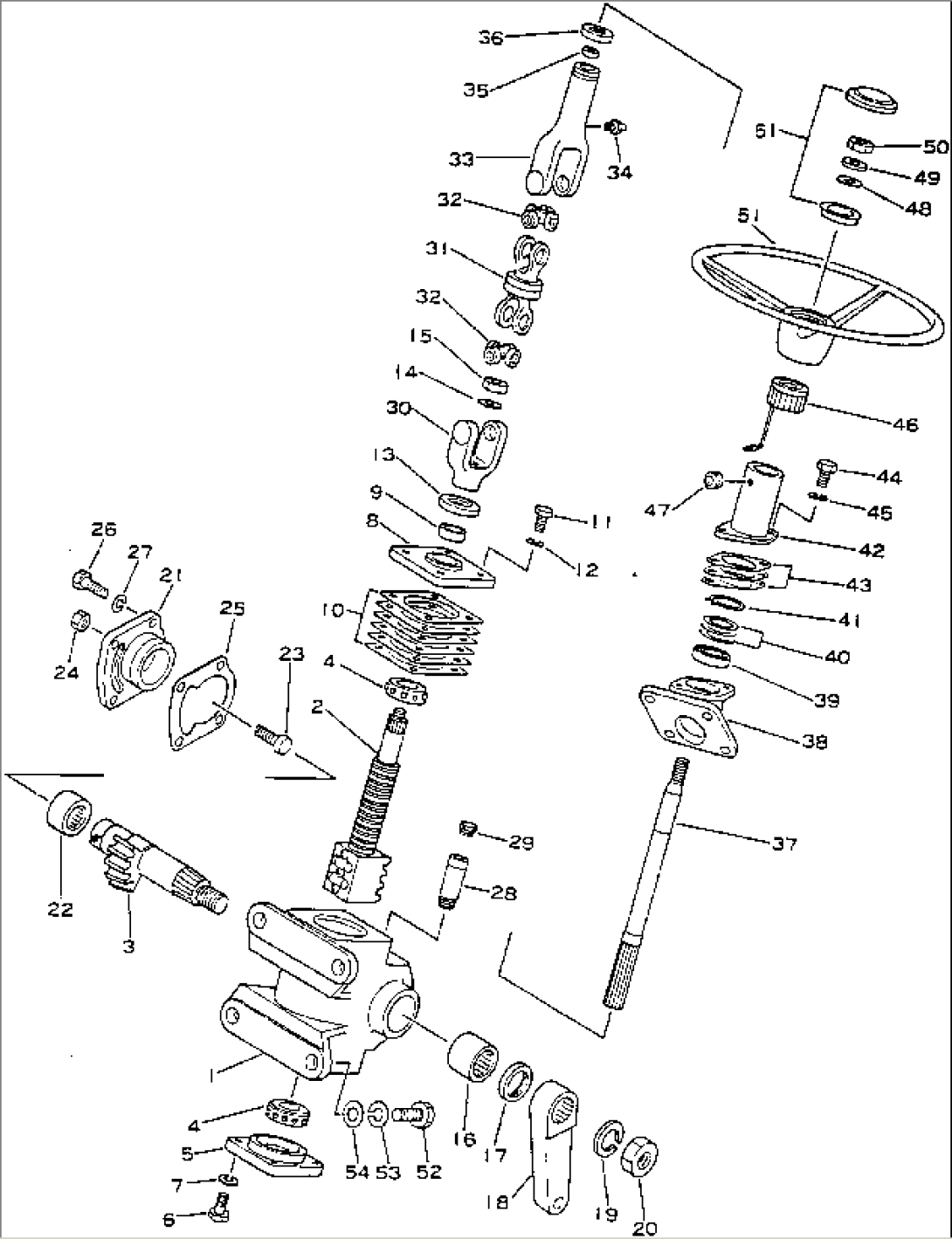 STEERING WHEEL AND GEAR(#2001-)