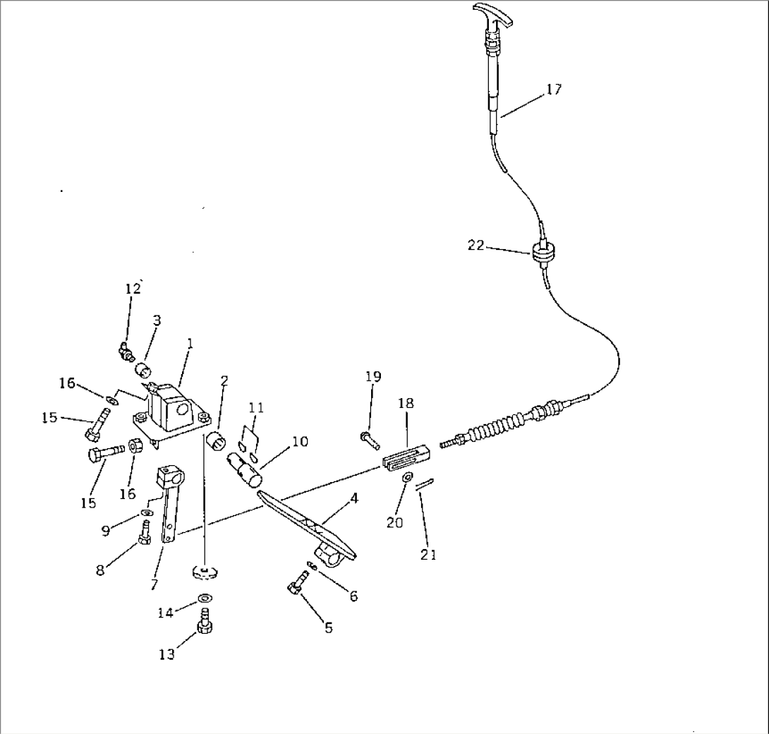 ACCELATOR PEDAL AND HANDLE