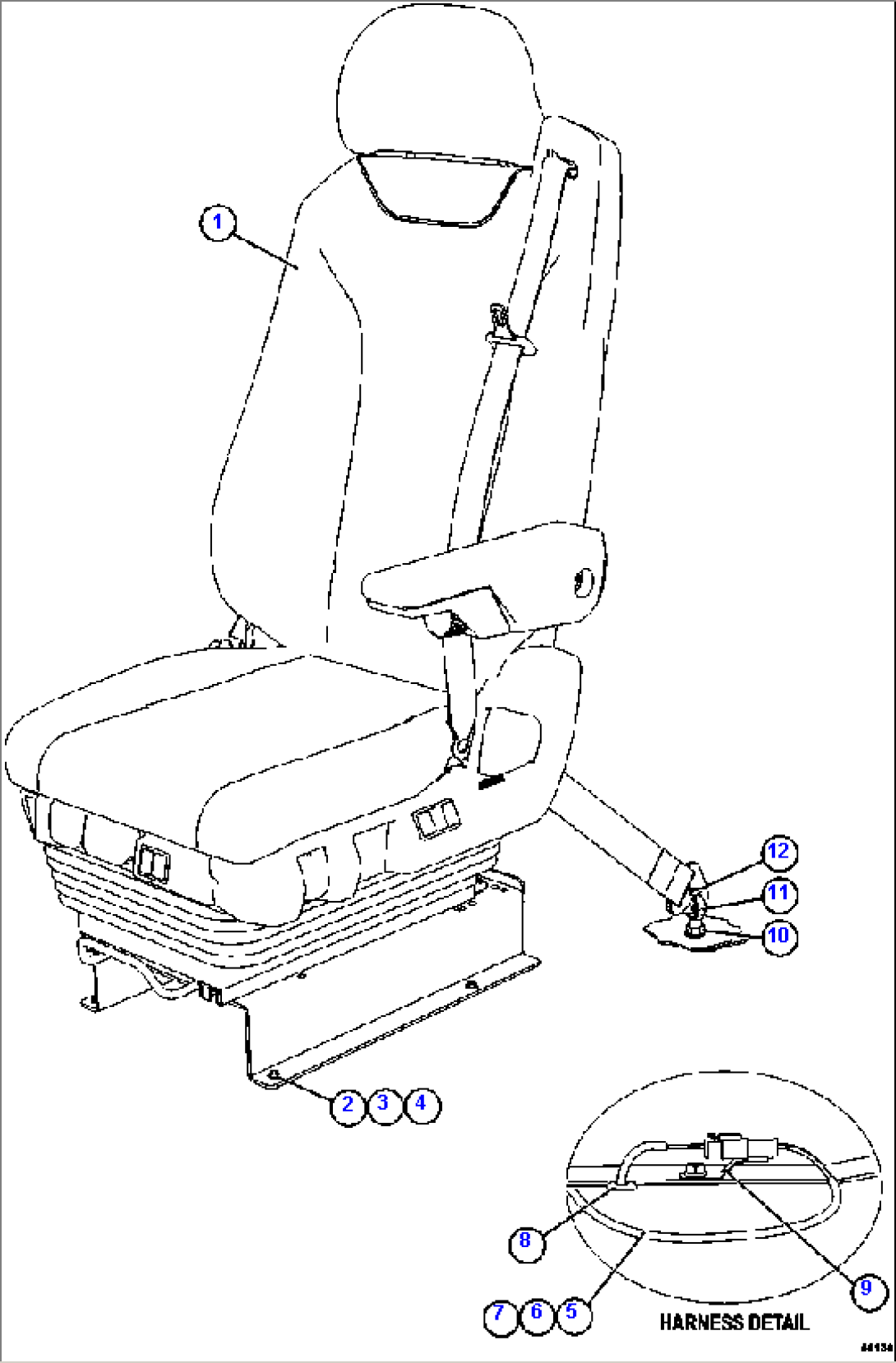 OPERATOR SEAT INSTALLATION