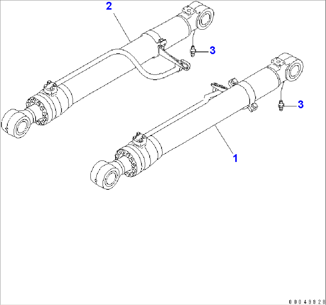 BOOM CYLINDER (WITH ARM CRANE)