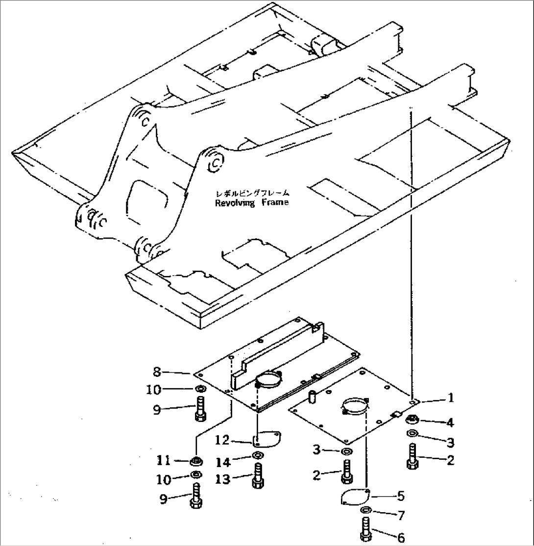 UNDER COVER (FOR MAIN FRAME AND FRAME R.H.) (EXCEPT JAPAN)(#20603-)