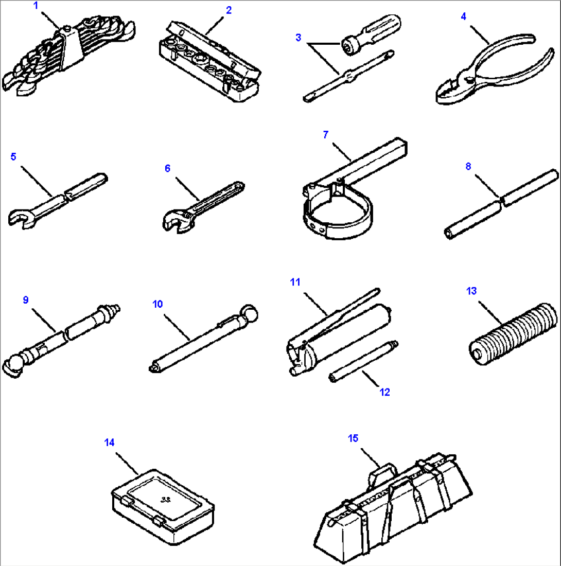 FIG NO. 9901 TOOLS