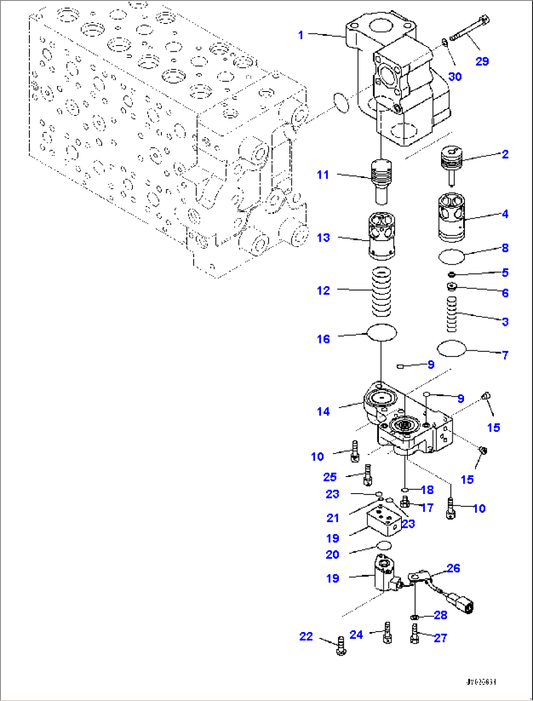 Control Valve, Inner Parts (15/17) (#50001-)