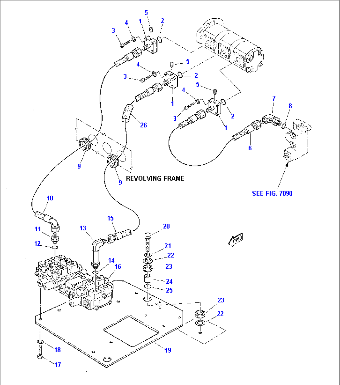 HYDRAULIC PIPING (DELIVERY LINE)