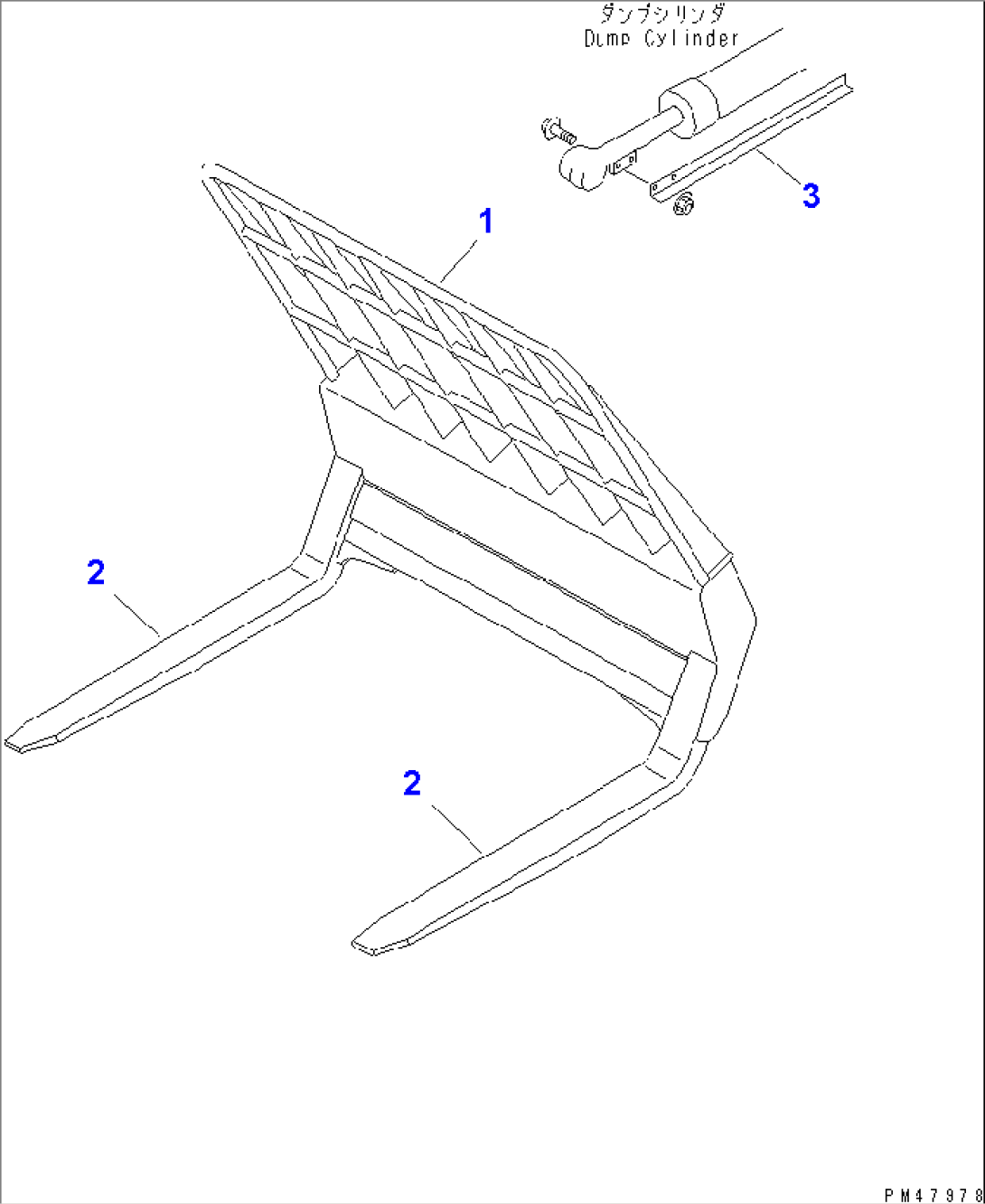 DUMPING FORK(#50001-)