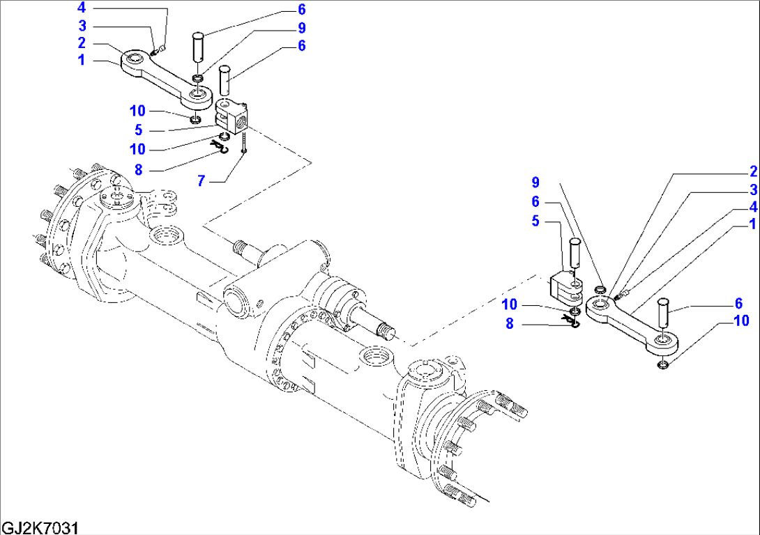 FRONT AXLE (2/6) - STEERING ARM
