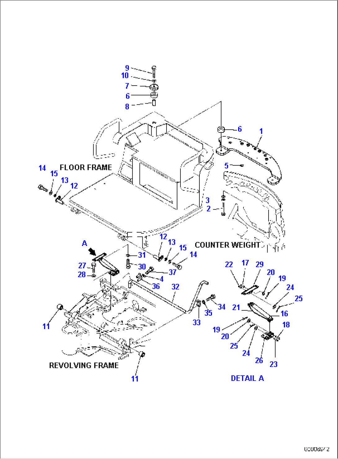 PLATFORM FIXING (FOR CANOPY) (1/2)