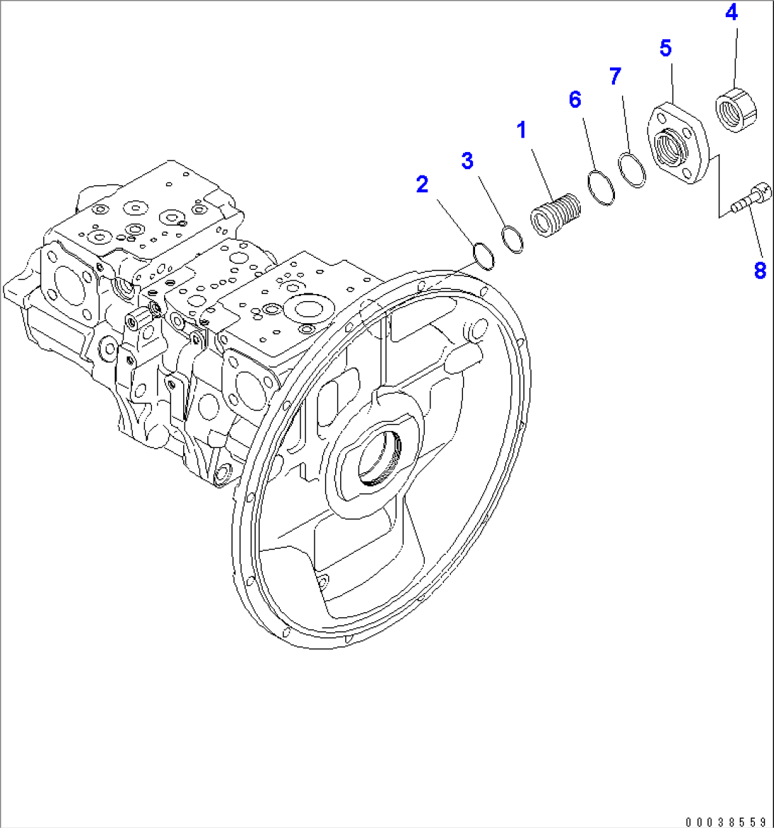 MAIN PUMP (5/11)(#60001-)