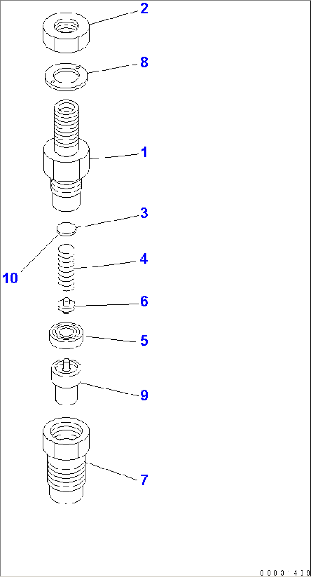 NOZZLE HOLDER (INNER PARTS)