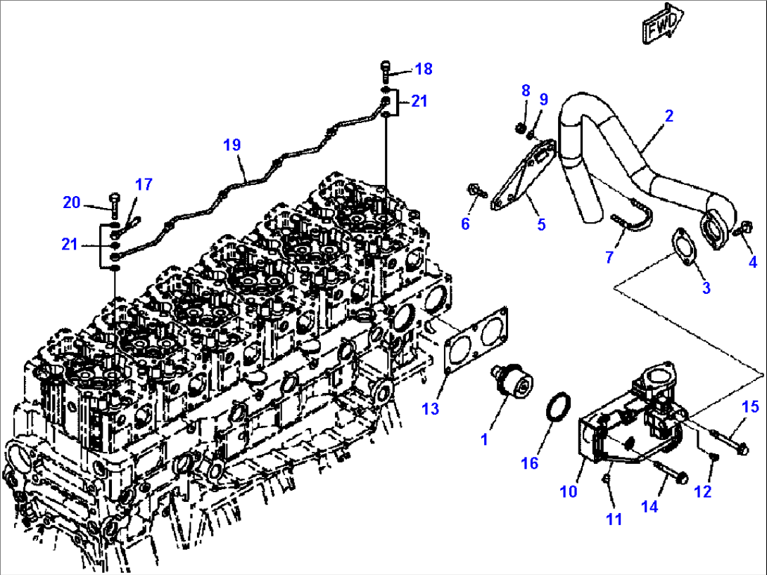 A5109-B8A1 THERMOSTAT AND HOUSING