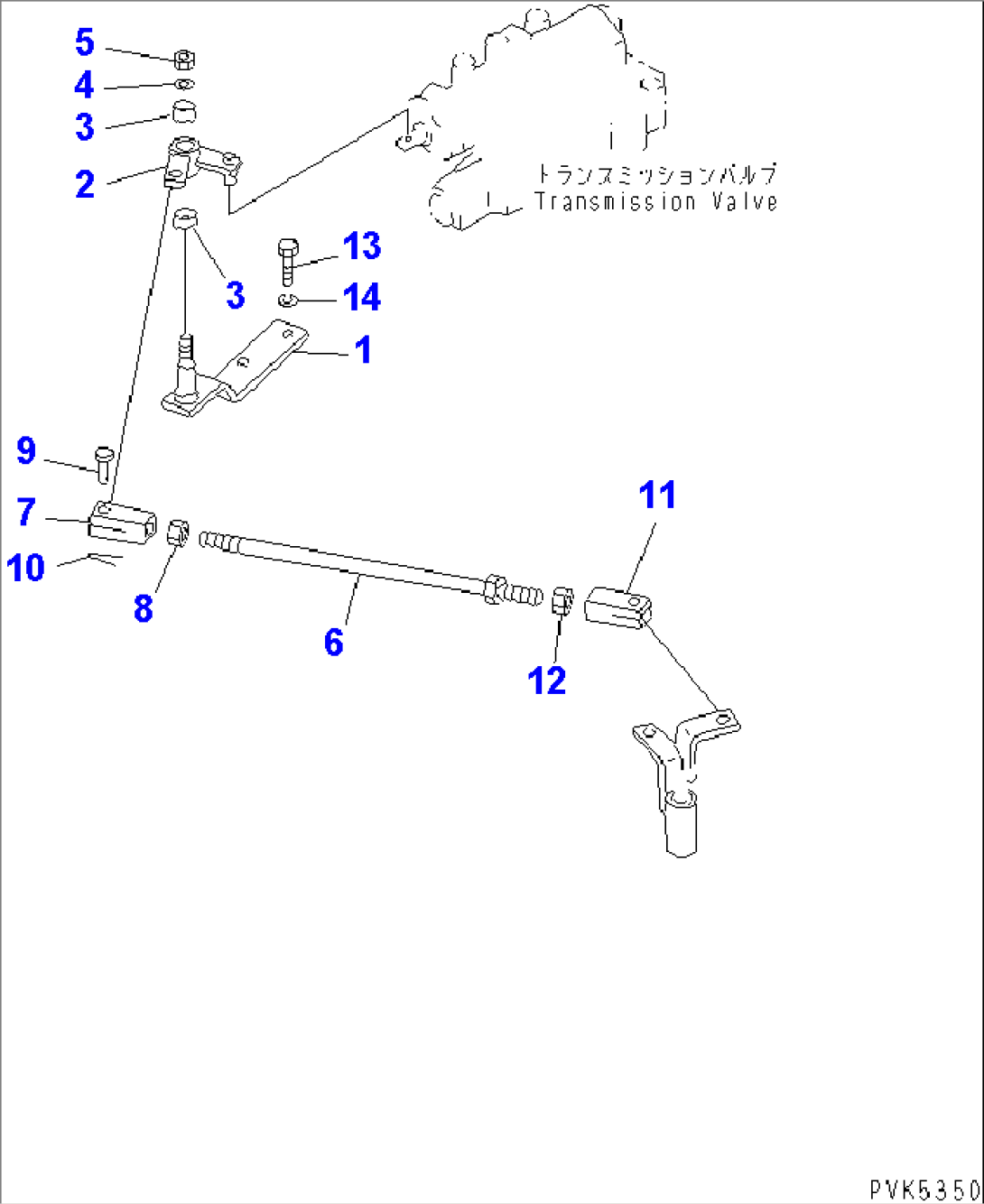 TRANSMISSION (F3-R3) (INCHING LEVER)