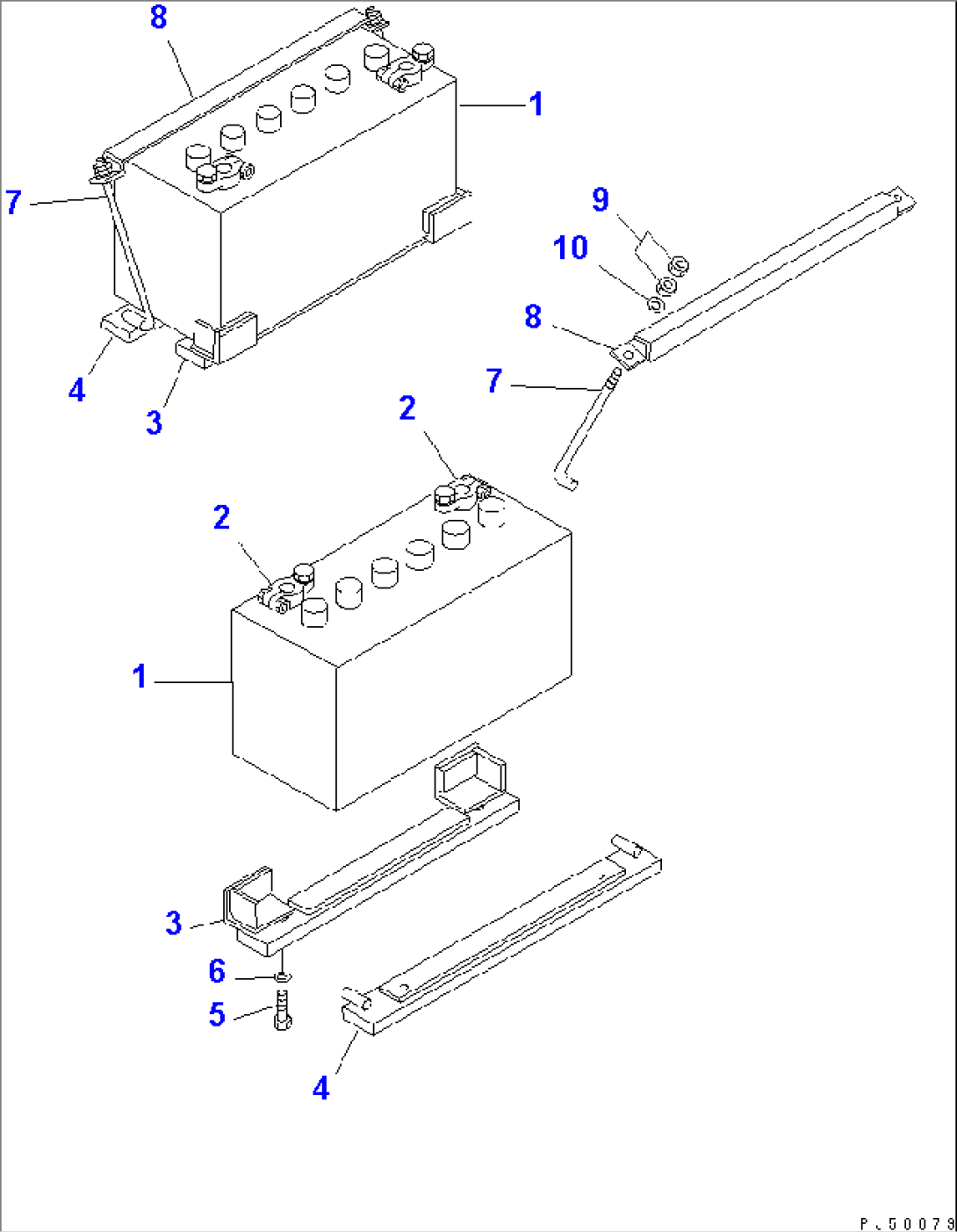 LARGE CAPACITY BATTERY (COLD SPEC.)(#6001-)