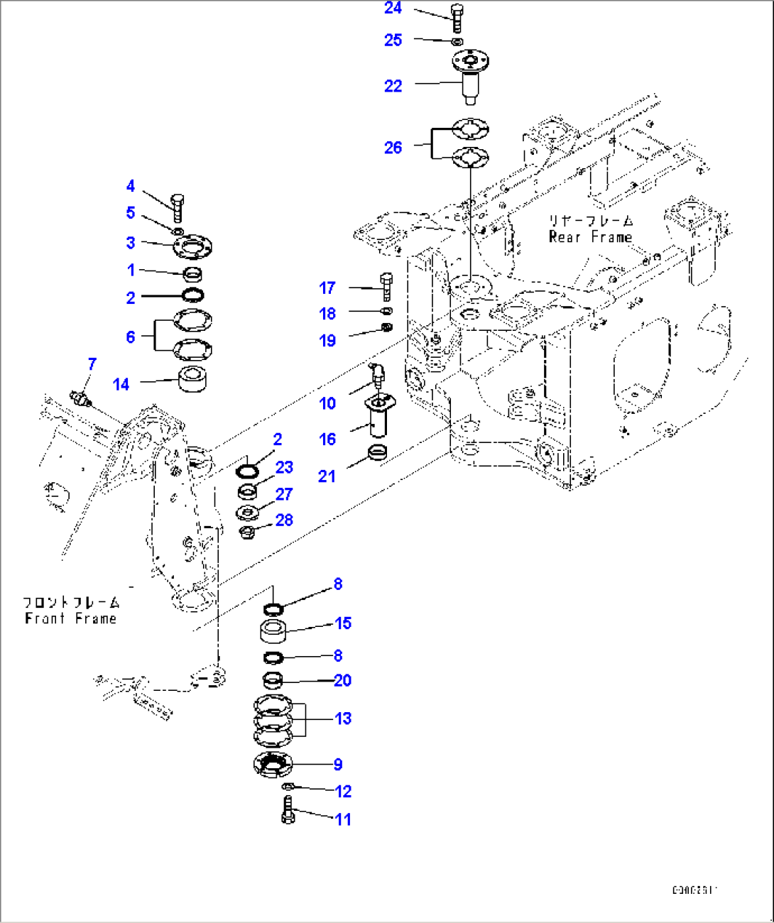 Hinge Pin, (#75750-77661)