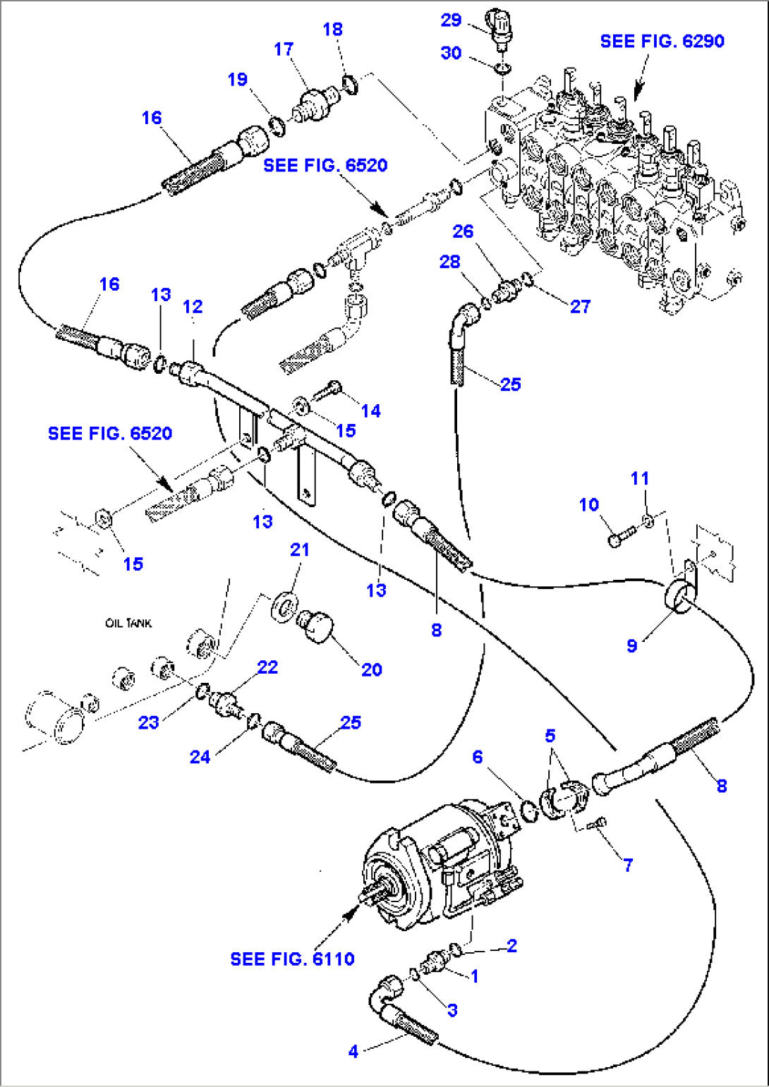 HYDRAULIC PIPING (DELIVERY LINE)