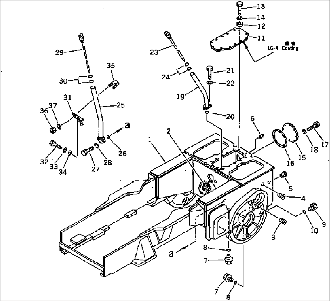 STEERING CASE AND MAIN FRAME