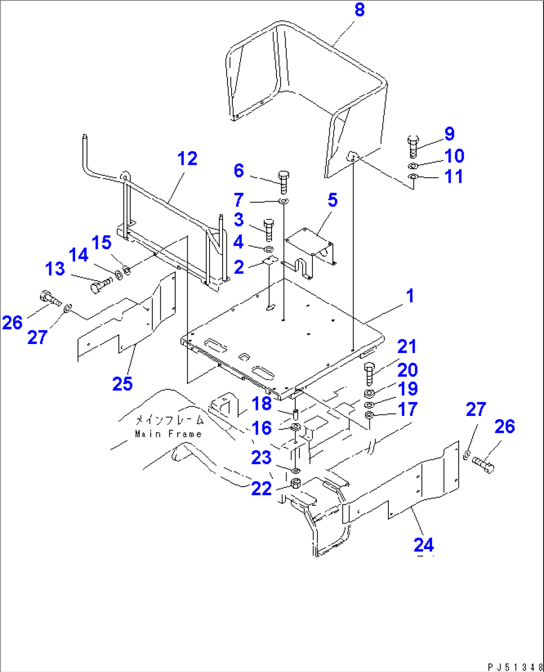 OPERATORS COMPARTMENT(#12001-12001)