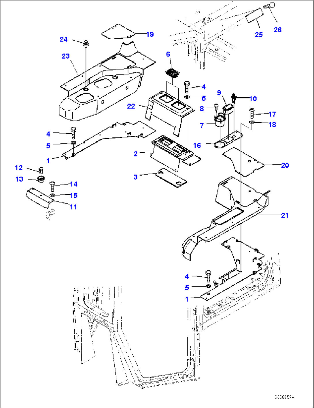 Cab, Envelope Parts (2/2) (#30147-30360)