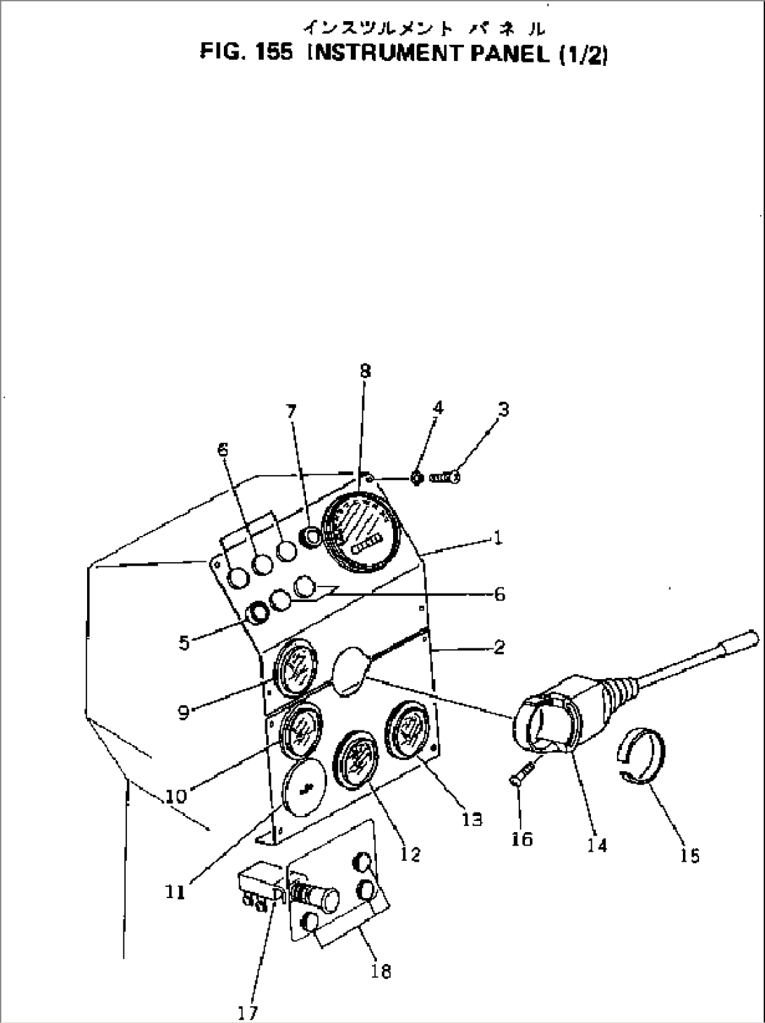 INSTRUMENT PANEL (1/2)