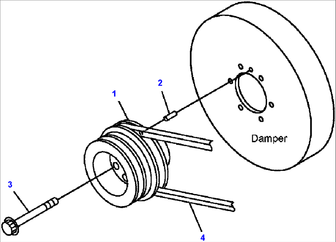 FIG. A2370-A4E7 CRANK PULLEY