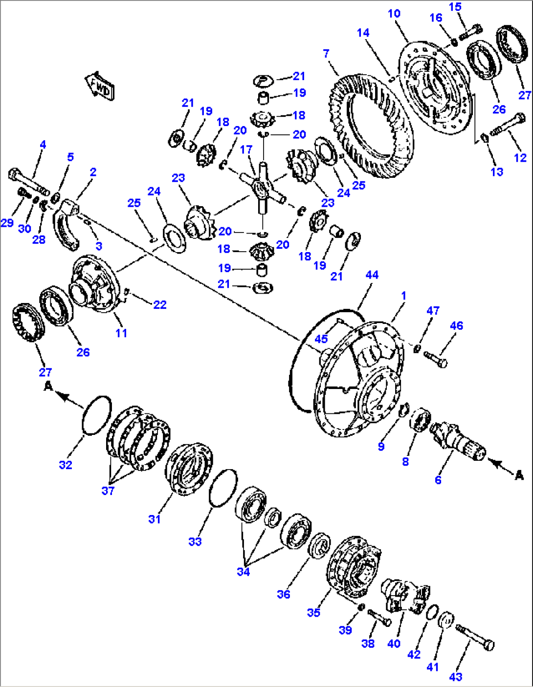 FRONT AXLE DIFFERENTIAL