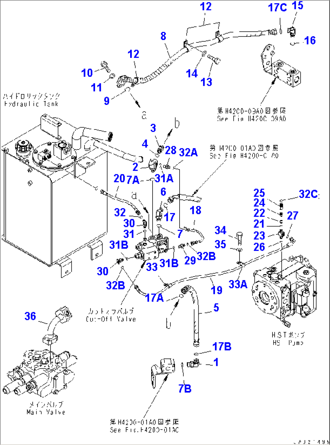 HYDRAULIC PIPING (MAIN LINE 2/2)