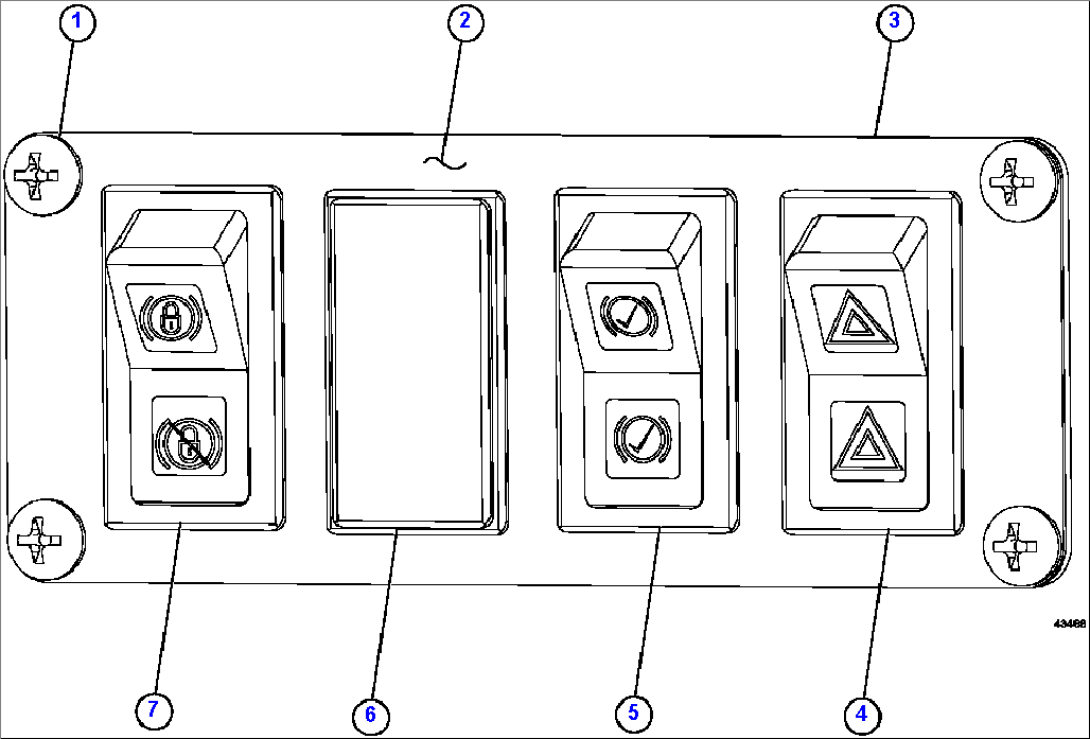 UPPER RH DASH MODULE XB8077