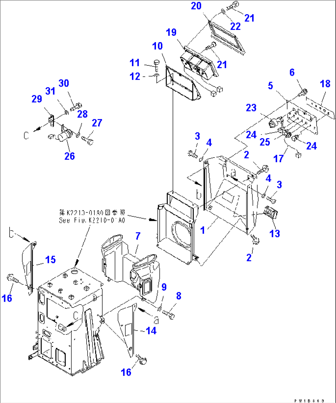 DASHBOARD (PANEL) (WITH SHOE SLIP CONTROL.WITH AIR CONDITIONER)