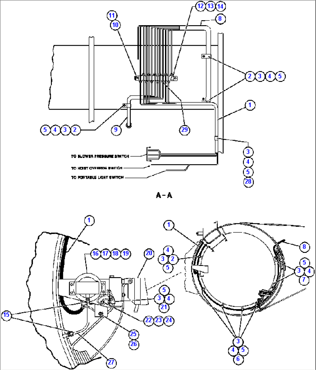 AXLE HOUSING ELECTRICAL GROUP