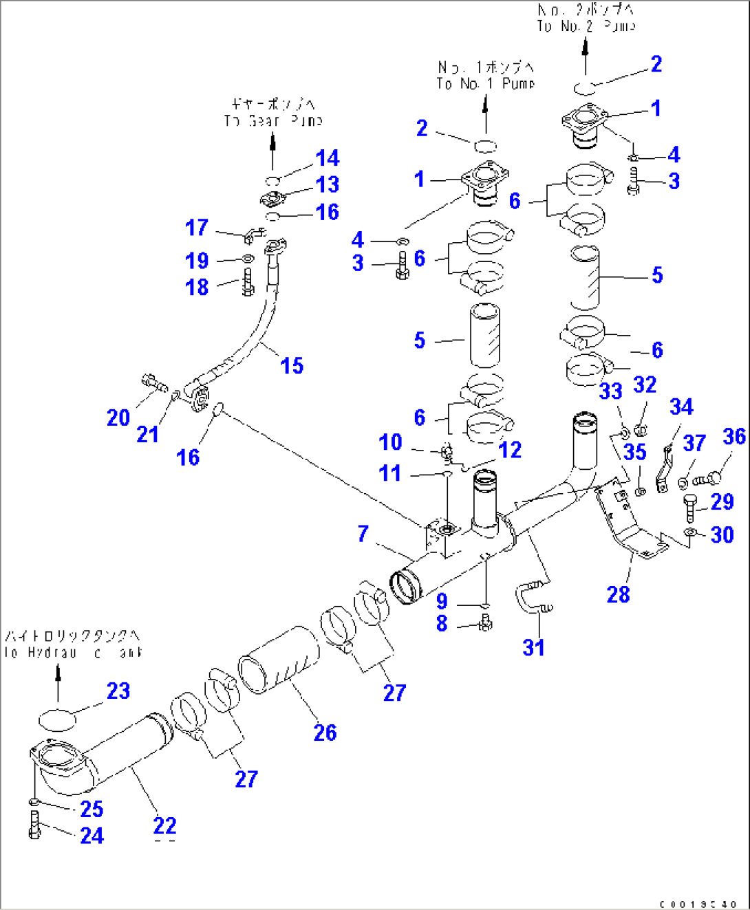 SUCTION LINES (COLD WEATHER B SPEC.)