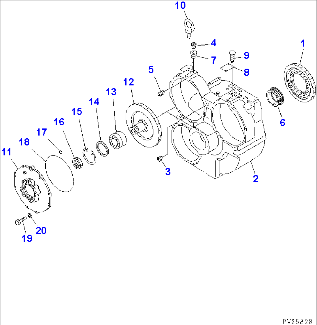 TORQUE CONVERTER (5/7) (POWER TAKE OFF)