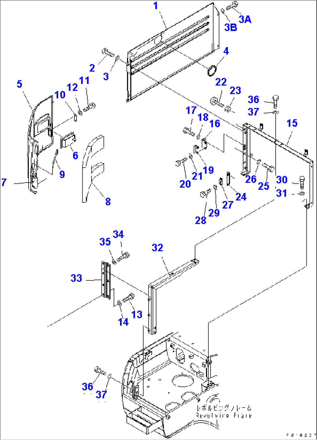 FRONT COVER (COVER) (1/2) (YELLOW)(#20001-)
