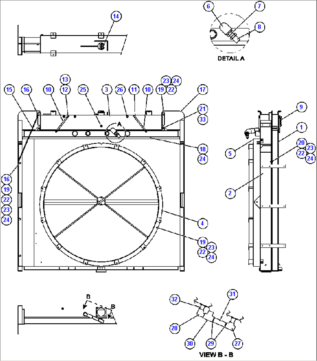 RADIATOR & SHROUD ASSEMBLY (PC2067)