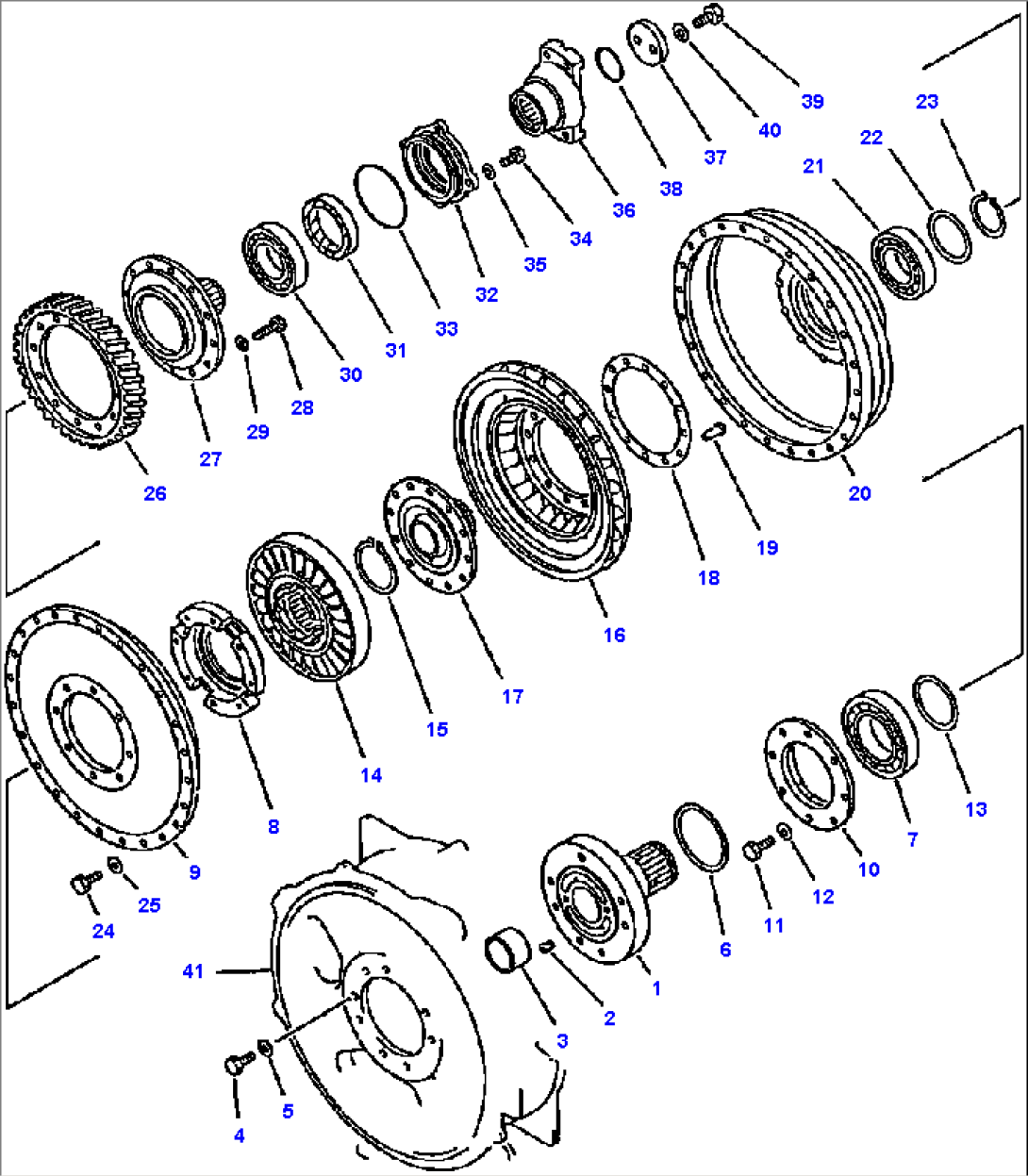 FIG NO. 2311 TORQUE CONVERTER BASIC GROUP