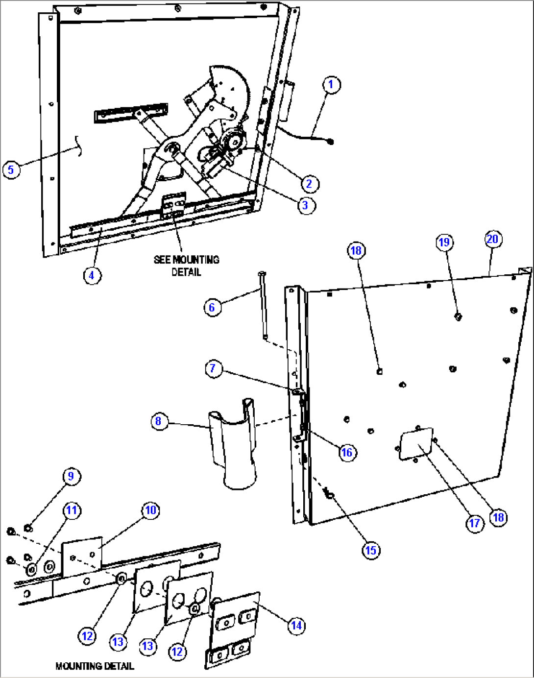 INNER DOOR PANEL - LH (EL2746)