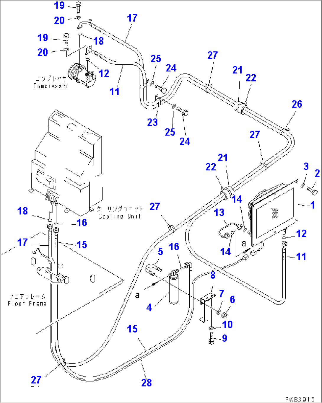 AIR CONDITIONER PIPING (COOLING)(#10164-)