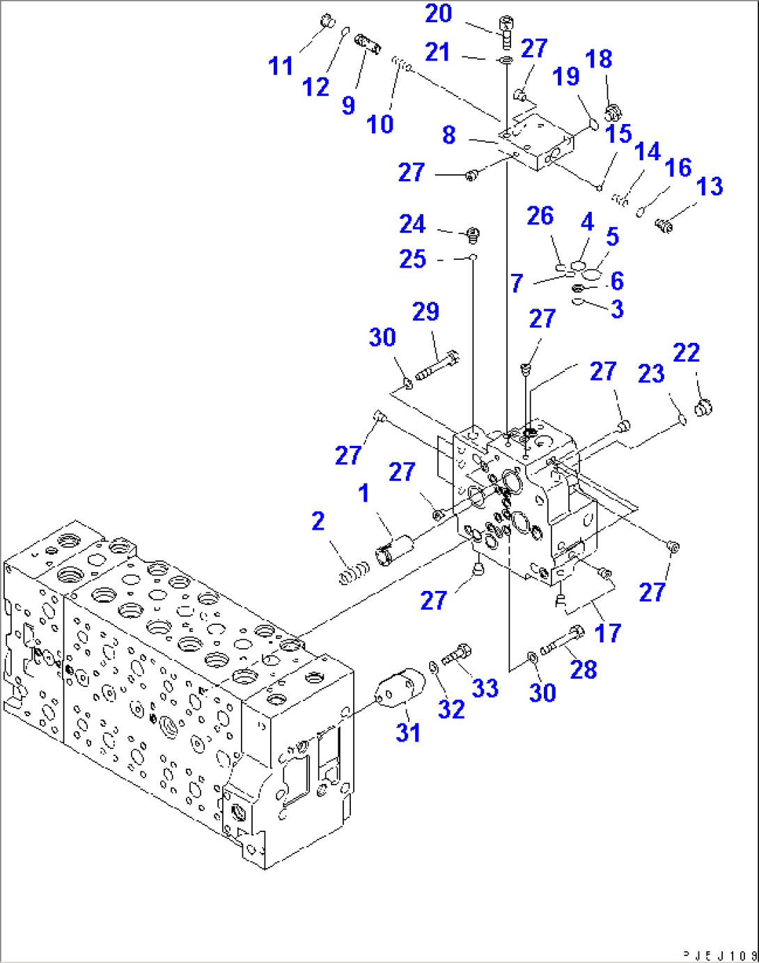 MAIN VALVE (7-SPOOL) (14/19)