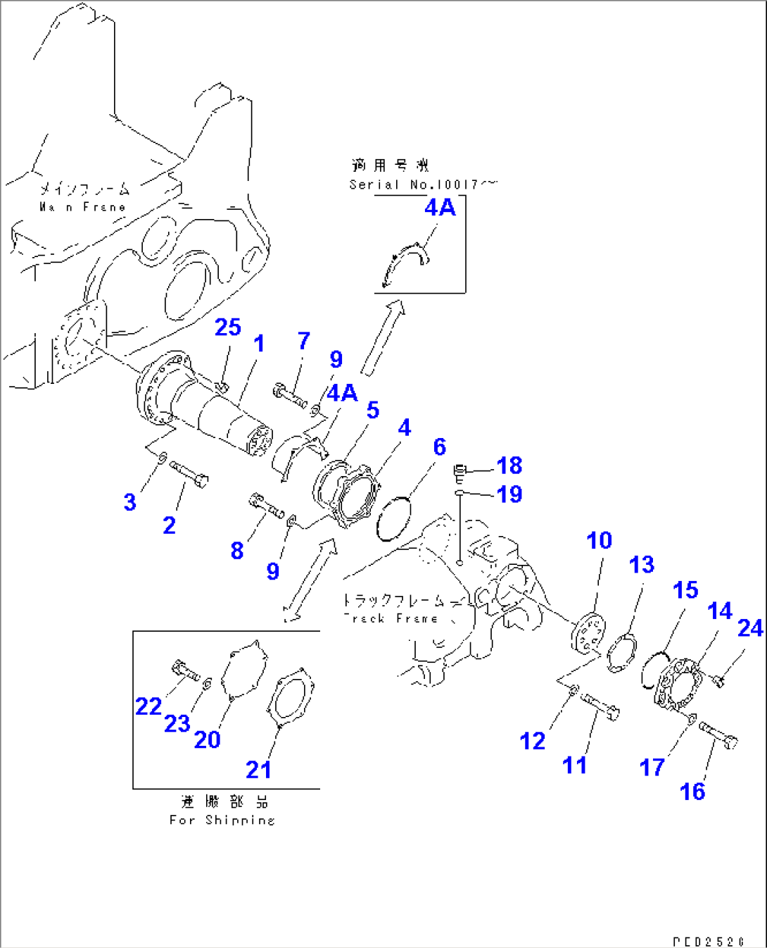 PIVOT SHAFT(#10012-)