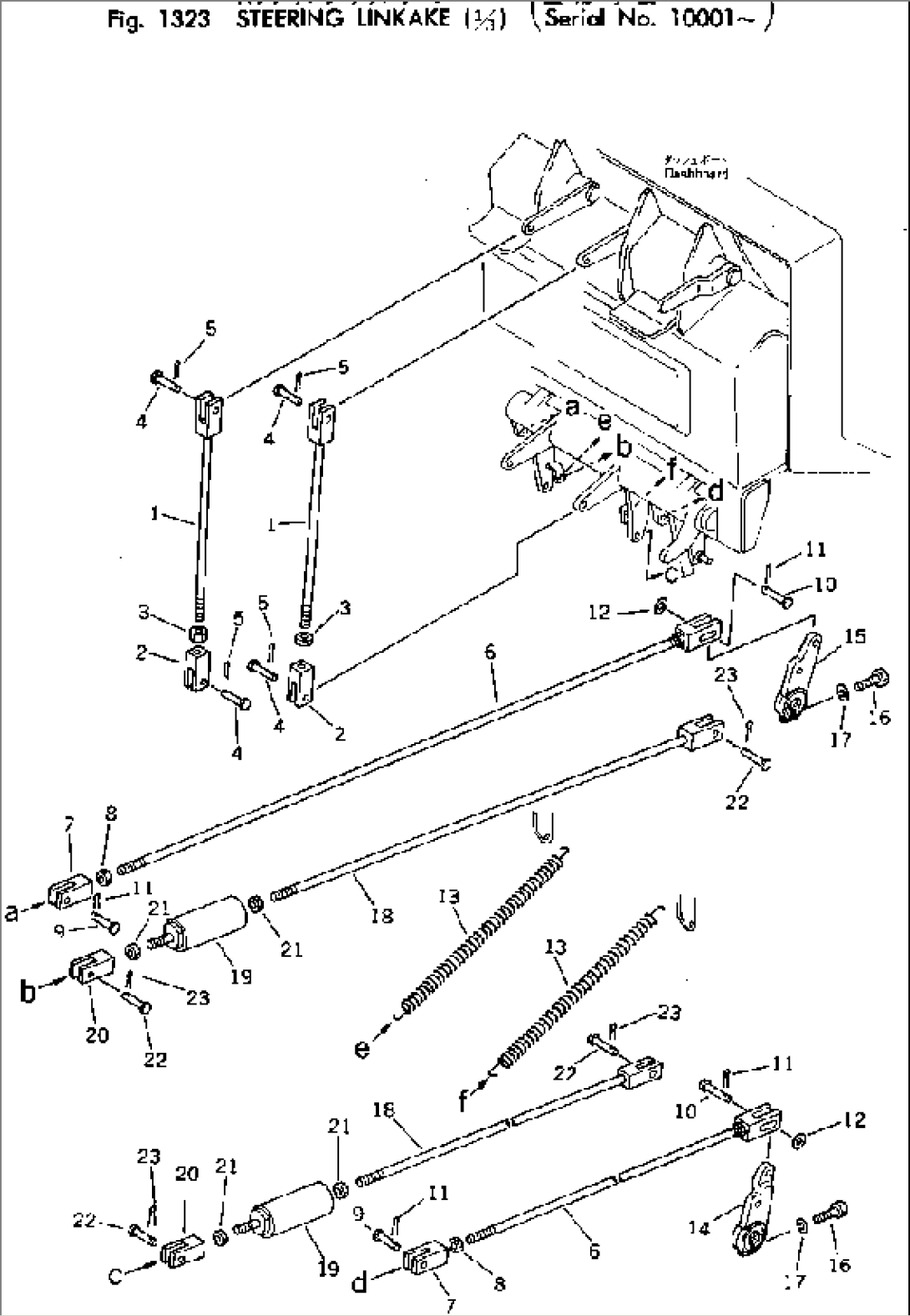 STEERING LINKAGE (1/3)(#10001-)