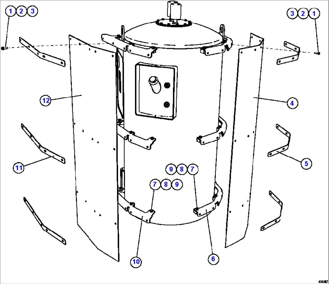 HYDRAULIC TANK MUDFLAPS